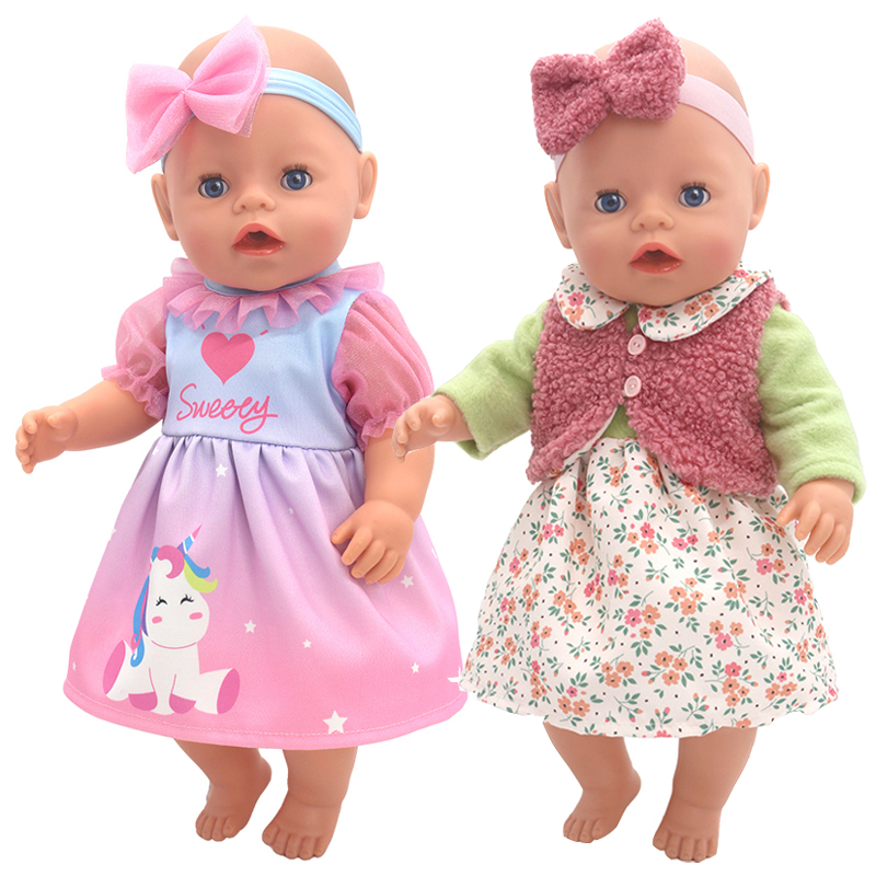 Baby Products Shop - Poppenkleertjes 40 cm babypop wollen jumpsuit
