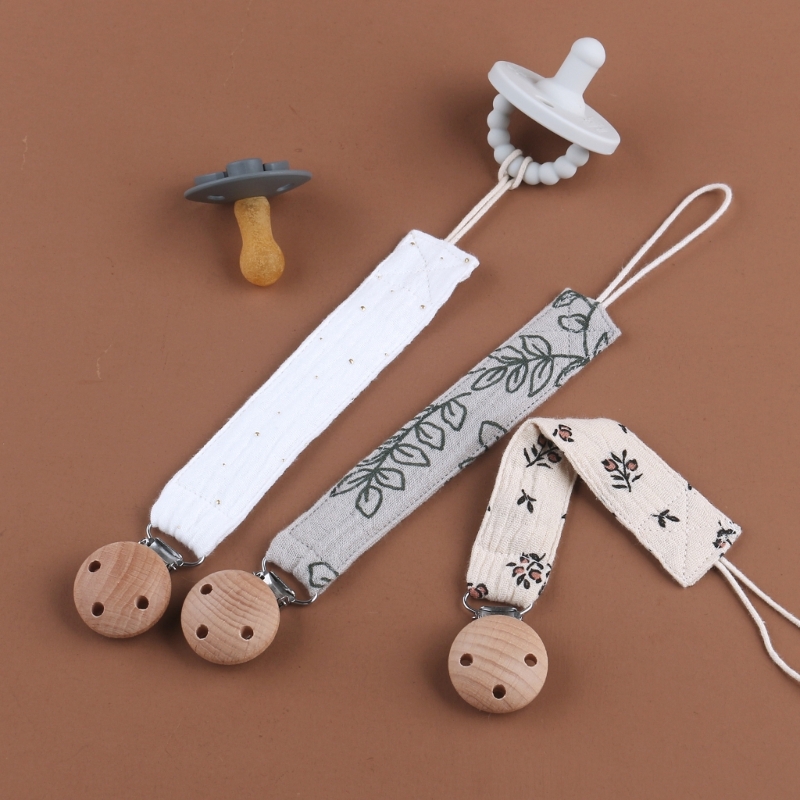 Baby Products Essentials - Katoenen doek fopspeenclip Babybijtring Hangend touw