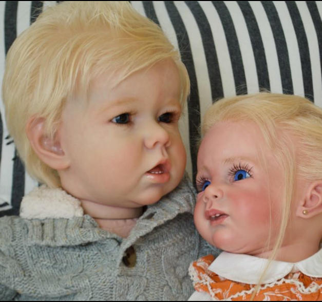 Baby Products Hair - 28 inch, al geschilderd, ongemonteerd, doe-het-zelf-poponderdelen,